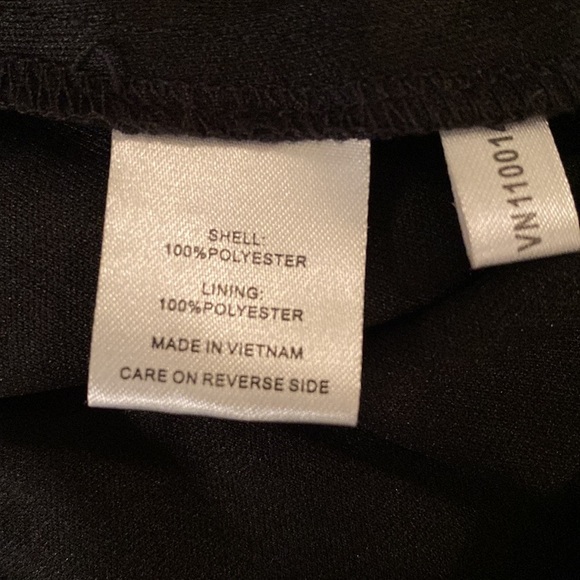 New York & Company sleeveless party dress. Size 4. Black with lace overlay. - Picture 14 of 16